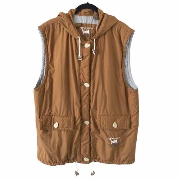 Vintage Brown Sunice Insulated Vest men’s medium - Picture 1 of 6